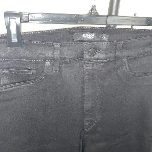 Hudson Barbara black coated jeans NWT - Picture 2 of 8